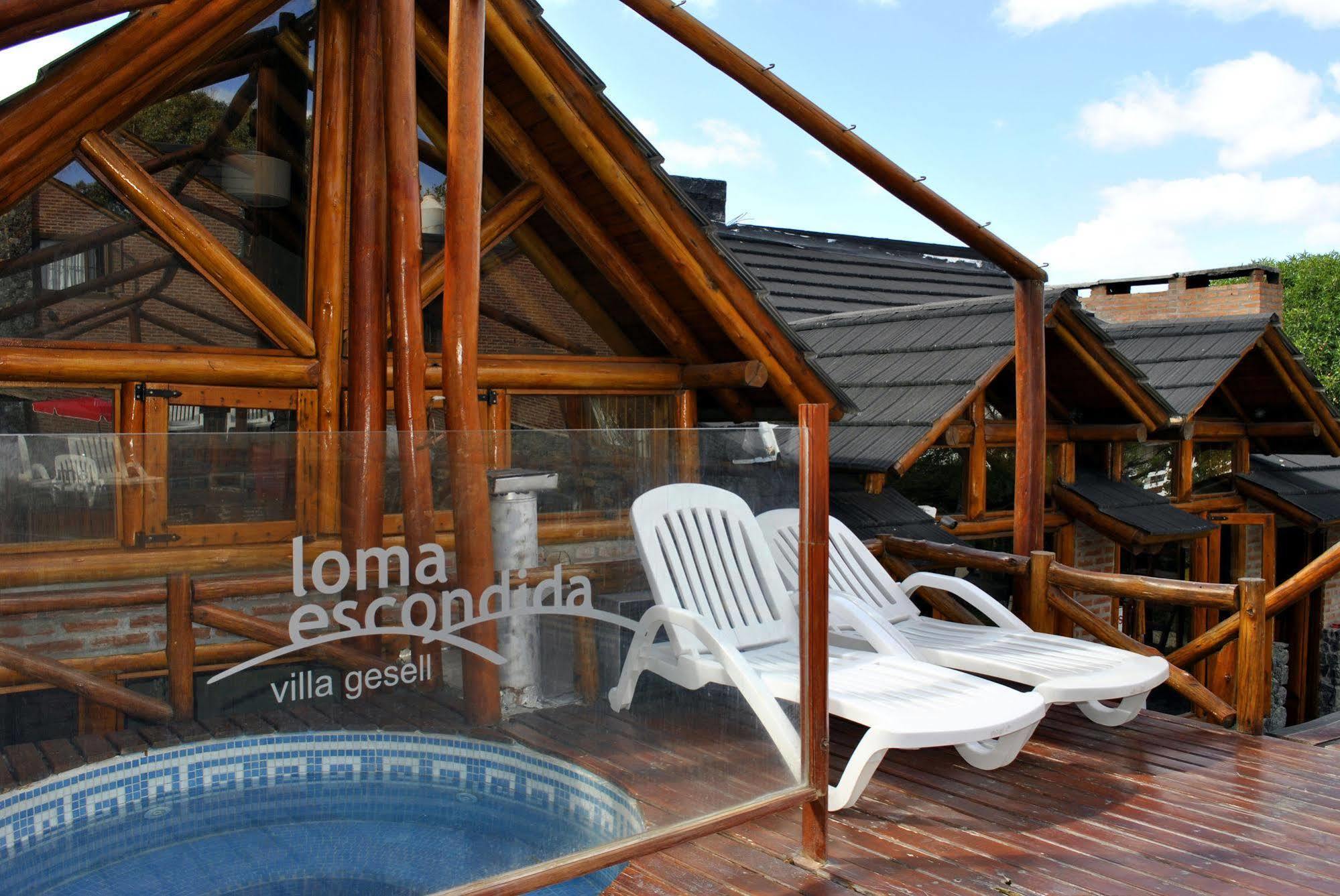 Loma Escondida Apart Cabanas & Spa Villa Gesell Exteriör bild